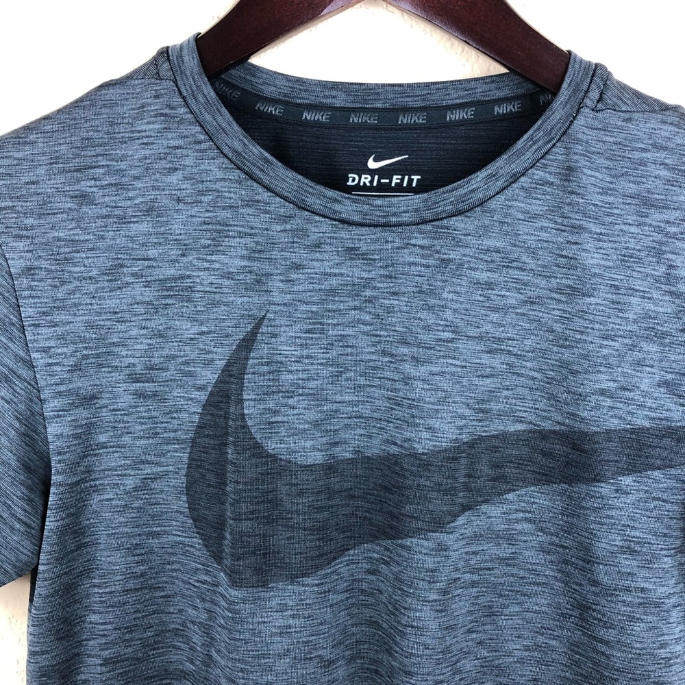 Nike Boys Dri Fit Tshirt, Gray Large - Picture 3 of 9
